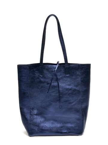 Carla Ferreri SS22 CF 8069 Bleu Cuir de vachette Sac