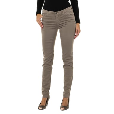 Lange Hose aus Stretchgewebe 6Y5J28-5N0RZ Frau