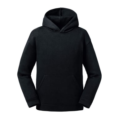 Russell - "Authentic" Sweatshirt mit Kapuze für Kinder (Schwarz)