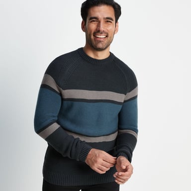 Darius Mens Jumper Petrol Blue