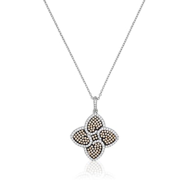 Orphelia Damen-Kette aus 925er Sterlingsilber mit Anhänger – Silber ZH-4837