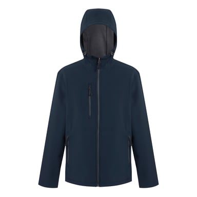 Regatta - "Navigate" Softshelljacke Zweilagig für Herren (Marineblau/Mittelgrau)