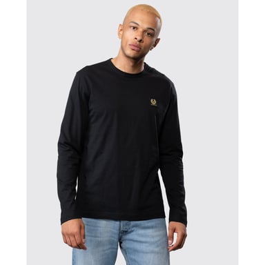 Belstaff Long Sleeved Logo Patch T-Shirt