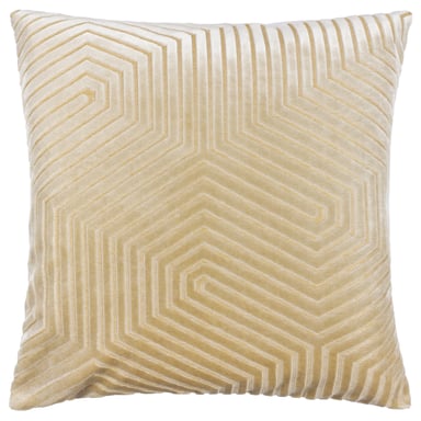 Paoletti Evoke Geometrisches Schnittvelours-Kissenbezug