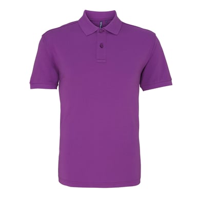 Asquith & Fox Herren-Poloshirt mit kurzen Ärmeln (Orchidee)
