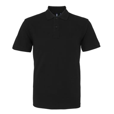 Asquith & Fox Herren-Poloshirt mit kurzen Ärmeln (Schwarz)