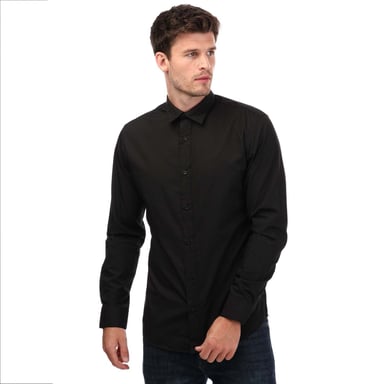 Chemise Joe manches longues Jack Jones Pour Homme en Noir