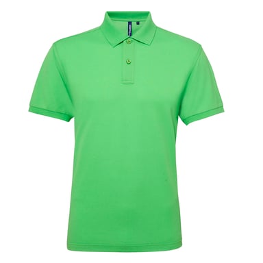 Asquith & Fox Herren Kurzarm Performance Blend Polo Shirt (Limette)