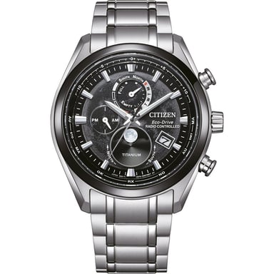 Citizen Tsuki-yomi Herren Silberne Uhr BY1018-80E