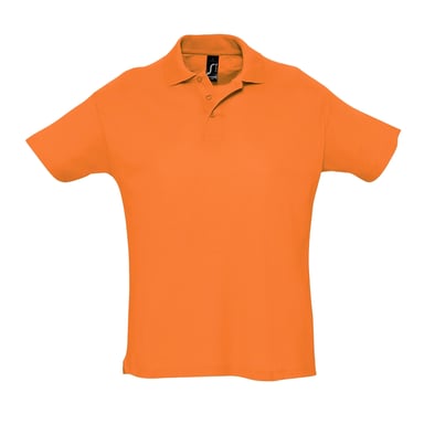 SOLS Herren Sommer II Pique Kurzarm-Poloshirt (Orange)