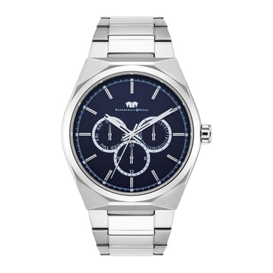 Rhodenwald & Söhne Men's Multifunctional Silver Stainless Steel Watch