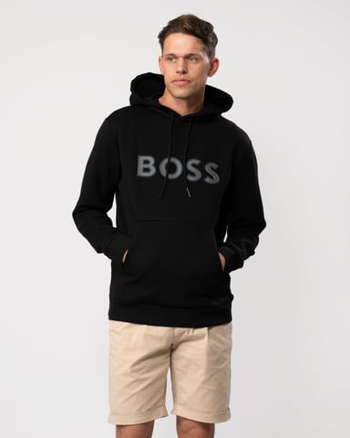 BOSS Green Soody 1 Mens Pullover Hoodie with Logo Print
