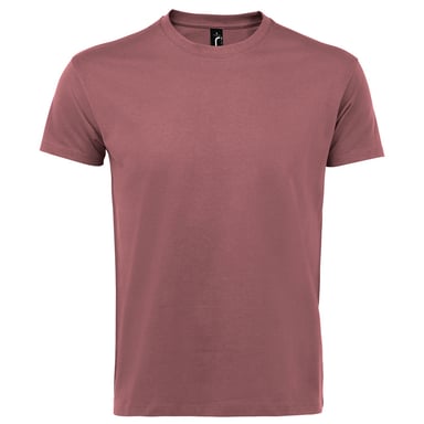 SOLS Mens Imperial Heavyweight Short Sleeve T-Shirt (Ancient Pink)