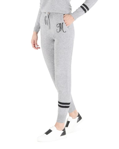 Crown Of Edinburgh Pantalon De Survãªtement En Cachemire Morningside Gris M