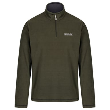 Regatta Great Outdoors Mens Thompson Half Zip Fleece Top (Dark Khaki)