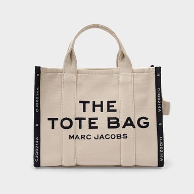 The Medium Tote Bag Jacquard - Marc Jacobs - Coton - Warm Sand