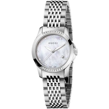 Gucci YA126510 G-Timeless Perlmutt Damenuhr