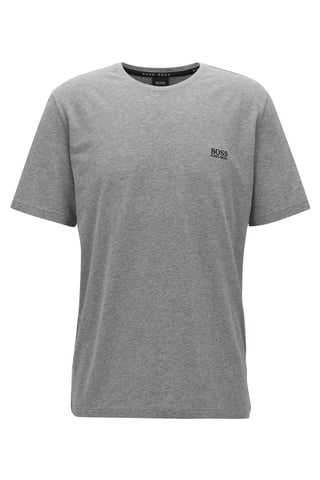 BOSS Bodywear Mix & Match Rundhalsausschnitt T-Shirt - Grau Melange