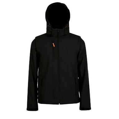 SOLS Herren Transformer Pro Softshell Jacke (Schwarz)