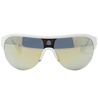 Moncler ML0049 21C OO Weiße Sonnenbrille