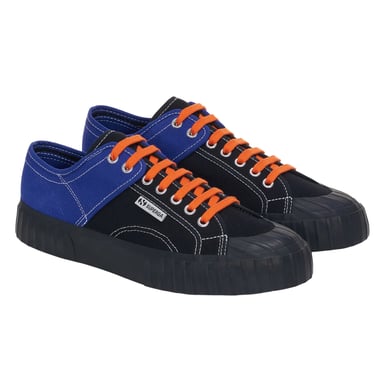 Superga - Damen Sneaker, Blockfarben (Weiß Avorio/Schwarz/Weiß)