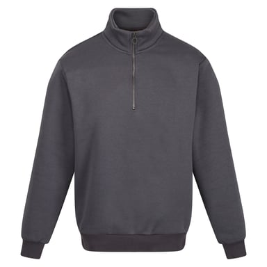Regatta - "Pro" Sweatshirt mit kurzem Reißverschluss für Herren (Mittelgrau)
