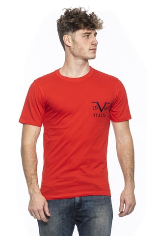 19V69 Italia Herren T-Shirt Troy Rot