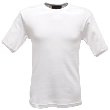 Regatta Herren Thermo-Unterwäsche Kurzarm-Weste / T-Shirt (Weiß)