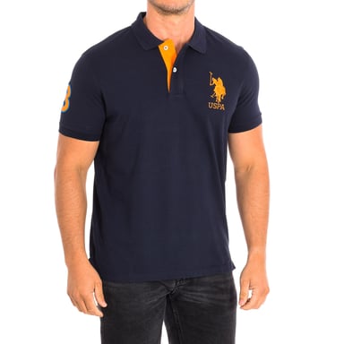 KORYCBAD Kurzarm-Polo mit kontrastierendem Reverskragen 64779 Herren