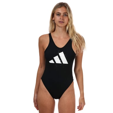 Justaucorps graphique adidas Pour Femme en Noir