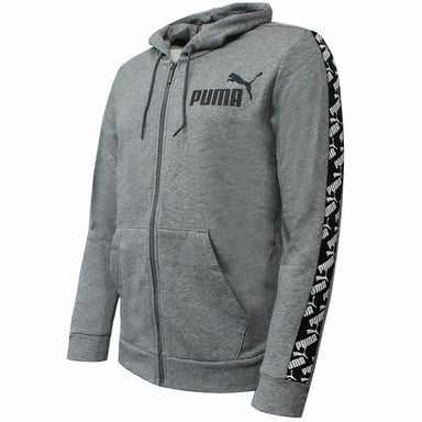 Puma Langarm Zip Up Grey Herren Daped Mantel 584097 03
