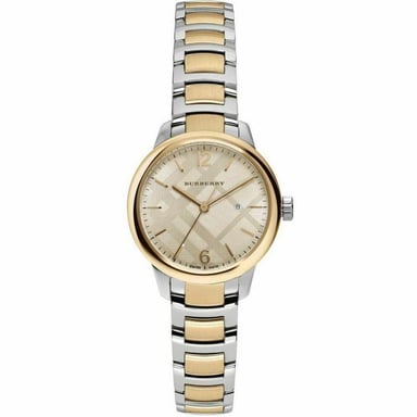 Burberry BU10118 Classic Swiss Made Two Tone Damenuhr