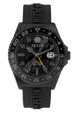 Philipp Plein Gmt-i  Challenger Schwarz Herren Armbanduhr PWYBA1023