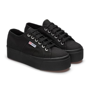 Superga Womens/Ladies 2790 Linea Up Down Turnschuhe (Full Black)