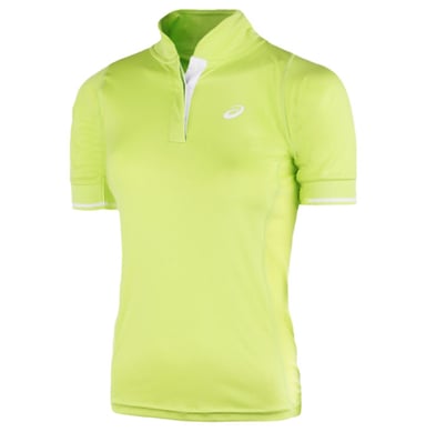 ASICS Motion Dry Break Womens Green Tennis Polohemd