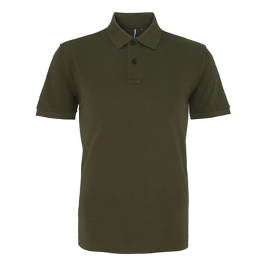 Asquith & Fox Herren-Poloshirt mit kurzen Ärmeln (Olive)