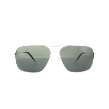Lunettes De Soleil Oliver Peoples Clifton 1150 5036/P2 Argent Midnight Express VFX Polarisé