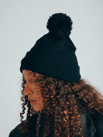 Pom Pom Knitted Beanie
