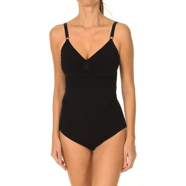 Formgebender Damen-Body mit Trägern und V-Ausschnitt 510119