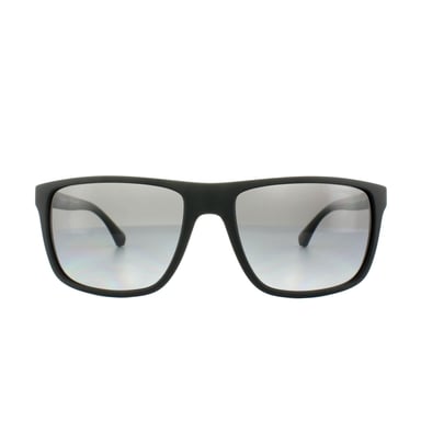 Emporio Armani Sonnenbrille 4033 5229T3 Schwarz Grau Gummi Grau Gradient Polarisiert