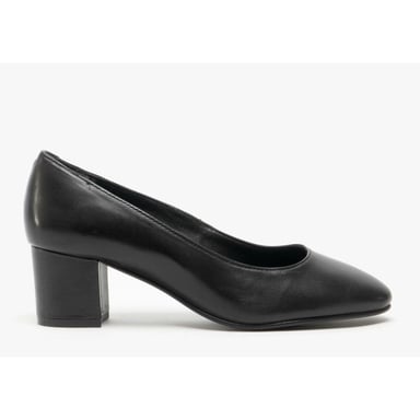 Hush Puppies Damen/Damen Anna Leder Court Schuh (Schwarz)