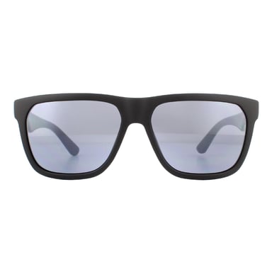 Lacoste Sonnenbrille L732S 002 Mattes Schwarz und Weiß Grau