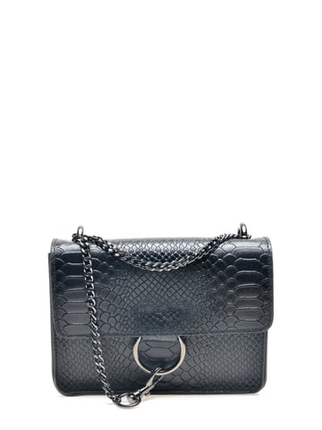 Carla Ferreri SS22 CF 8110 Noir Cuir de vachette Sac