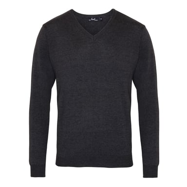 Premier - Sweatshirt V-Ausschnitt für Herren (Holzkohle)