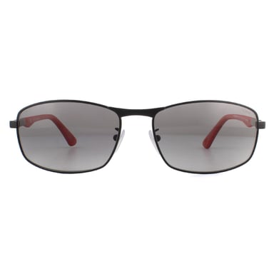 Police Sonnenbrille Brooklyn 8 SPL530 531Z Semi Matte Schwarz Rot Grau Gradient Polarisiert