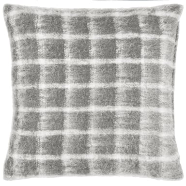 Yard Yarrow Karo-Imitat Mohair Kissenbezug