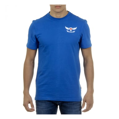 Andrew Charles Herren T-Shirt Kurzarm Rundhalsausschnitt Blau KEITA