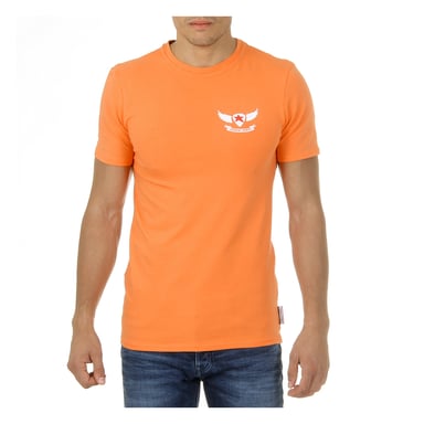 Andrew Charles Herren T-Shirt Kurzarm Rundhalsausschnitt Orange KEITA