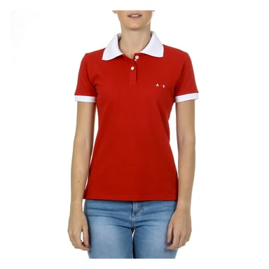 Andrew Charles Damen-Polo mit kurzen Ärmeln Rot NIA