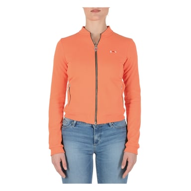 Andrew Charles Damen Pullover mit langen Ärmeln Orange SUMATRA